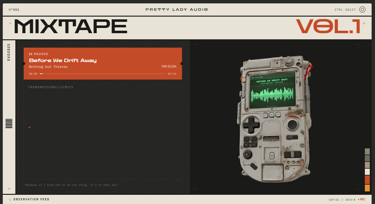 Mixtape Vol.1 — 3D Web Design