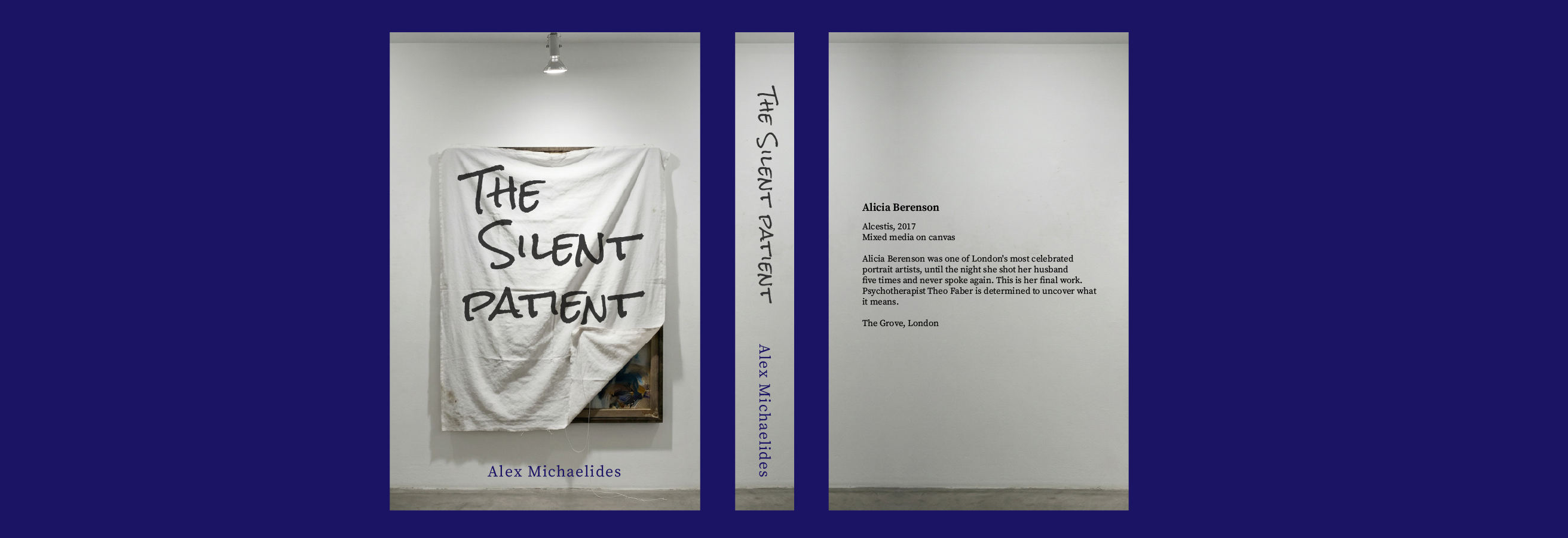 The Silent Patient — full wrap design