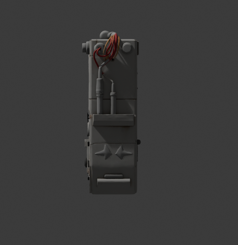 Textured render, 135 degrees